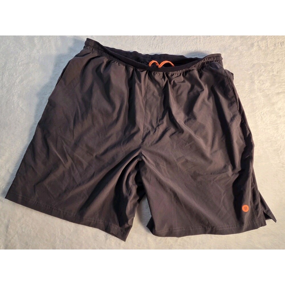 BONOBOS Shorts Mens 35 GOODSPORT Gray Athletic Drawstrings 7 Inch Inseam Size 38